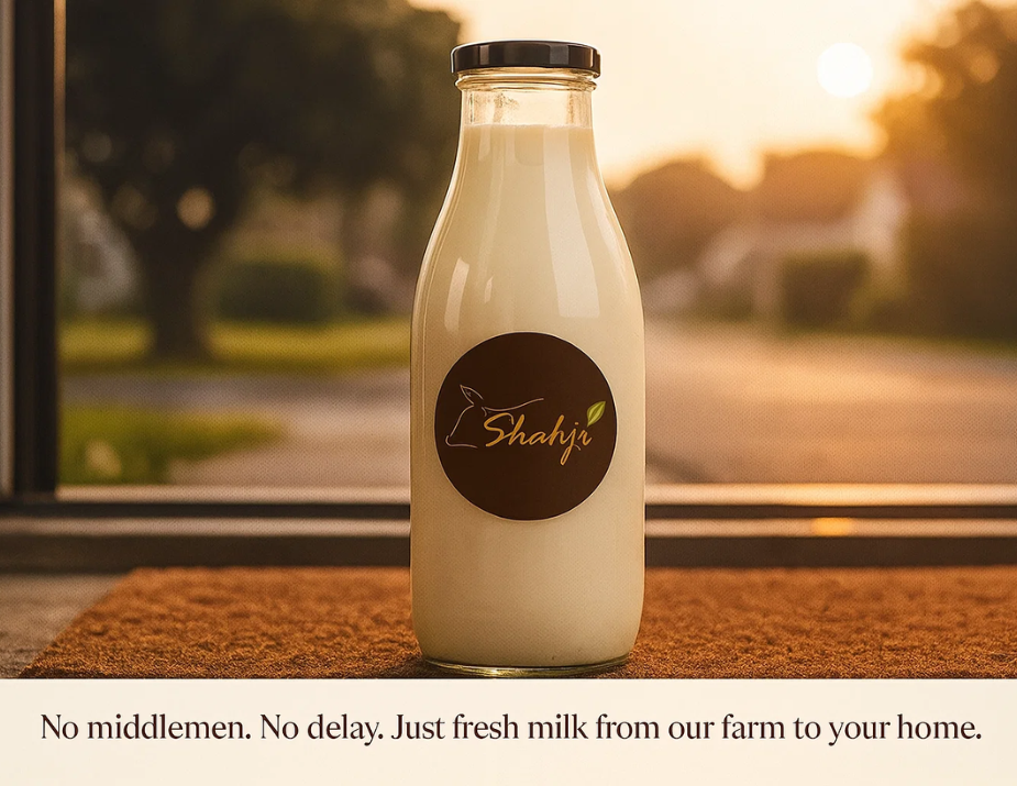 Clean, chemical-free milk for your family's wellness. Crafted fresh, delivered fast - for better taste, nutrition, and stronger bones. (3)