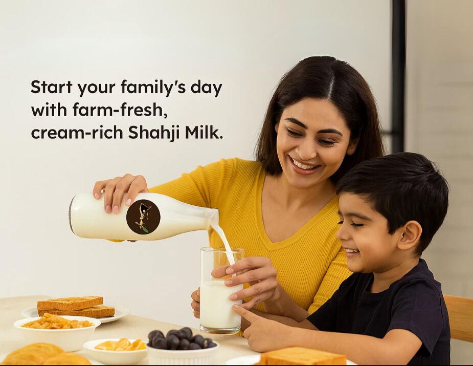 Clean, chemical-free milk for your family's wellness. Crafted fresh, delivered fast - for better taste, nutrition, and stronger bones. (5)
